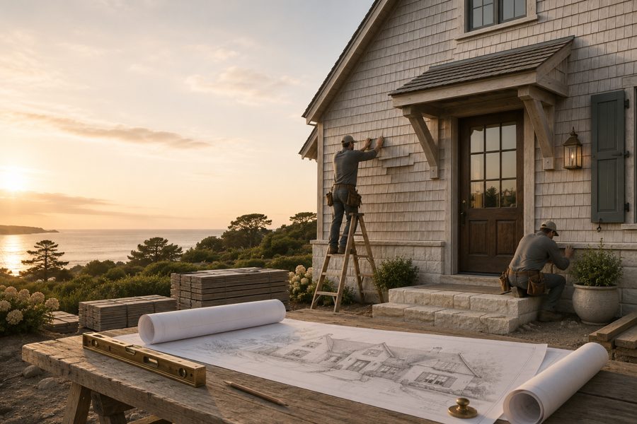 Construction underway on a licensed Sunlit home